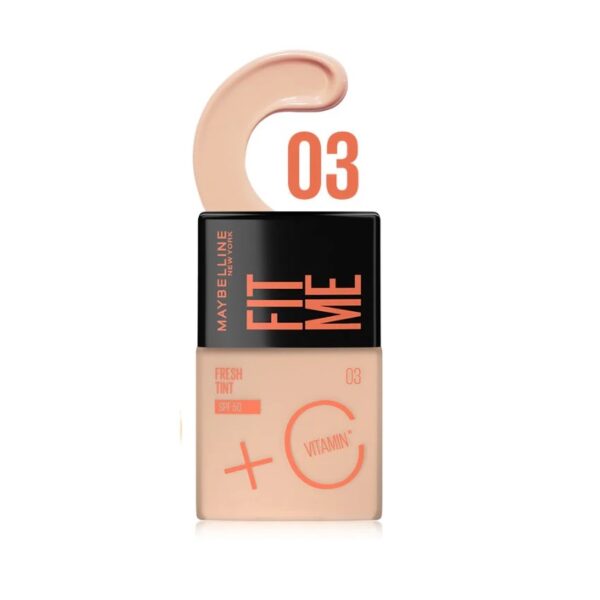 Maybelline New York Fit Me Fresh Tint With SPF 50 & Vitamin C Shade:03